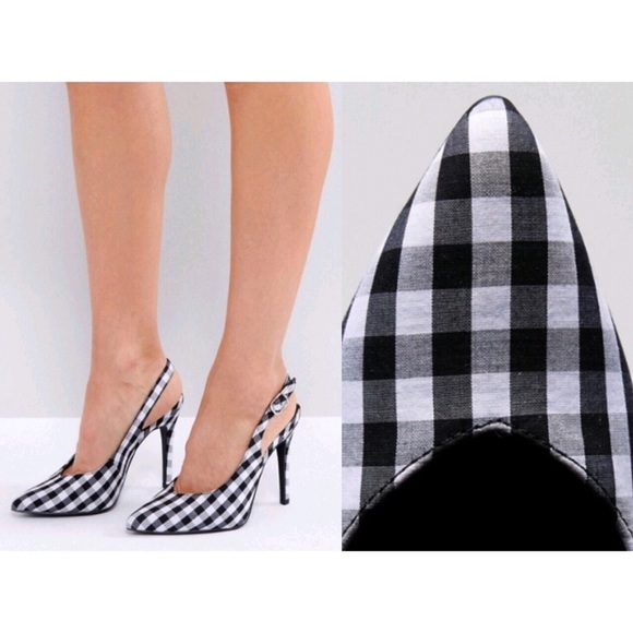 new look black slingback shoes